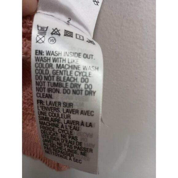 Roxy Womens BOHO Cardigan Small Pink Longline Open Front Minimalist Casual - Picture 7 of 9